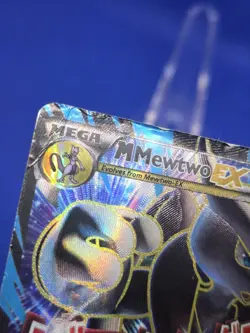 Pokemon XY BREAKthrough M Mega Mewtwo EX 159/162 Full Art Ultra Rare HP/DMG - Image 3