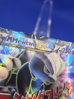 Pokemon XY BREAKthrough M Mega Mewtwo EX 159/162 Full Art Ultra Rare HP/DMG - Image 4