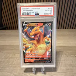 Pokemon Charizard V 019/189 Swsh03 Darkness Ablaze Ultra Rare Holo PSA 10 2020 - Image 1