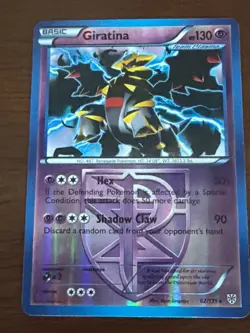 Pokemon TCG Giratina Team Plasma 62/135 Plasma Storm Cracked Ice Holo Rare - Image 1