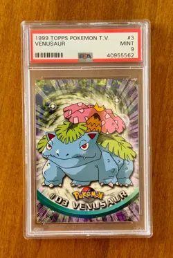 1999 Topps Pokemon T.V. Venusaur PSA 9 - Image 1
