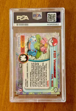 1999 Topps Pokemon T.V. Venusaur PSA 9 - Image 2