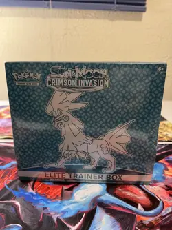 Pokemon TCG Sun & Moon Crimson Invasion Elite Trainer Box ETB (Sealed) - Image 1