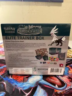 Pokemon TCG Sun & Moon Crimson Invasion Elite Trainer Box ETB (Sealed) - Image 2