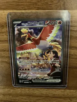 Ethan's Ho-Oh Ex SIR 230/182 Destined Rivals Special Illustration Rare Pokemon - Image 3