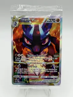 Pokemon TCG Sealed Lucario VSTAR SWSH291 Sword & Shield Promo Full Art Holo - Image 1