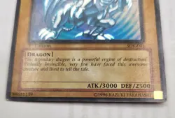 2002 Yu-Gi-Oh Starter Deck Kaiba 1st ED Blu Eyes White Dragon # SDK-001 - Image 2