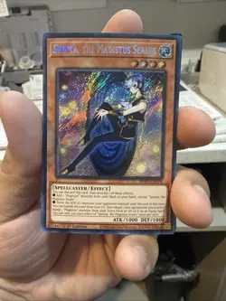 Yugioh Spenta, the Magistus Sealer BPRO-EN098 Secret Rare 1st Edition NM - Image 1