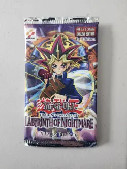 Yugioh labyrinth of nightmare 1st edition Booster Pack Sealed + Blister Package - Image 2