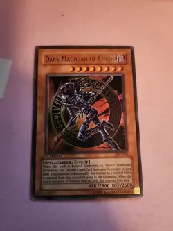 Dark Magician of Chaos IOC-065 Invasion of Chaos 1st Edition LP/PLAYED - Image 1