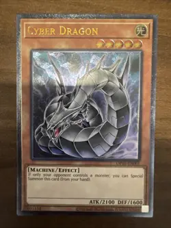 YUGIOH Cyber Dragon OP16-EN001 ALTERNATE ART ULTIMATE RARE NEAR MINT - Image 1