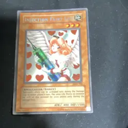 Yu-Gi-Oh! Konami Injection Fairy Lily LOD-100 Effect Holo Earth Spellcaster - Image 1