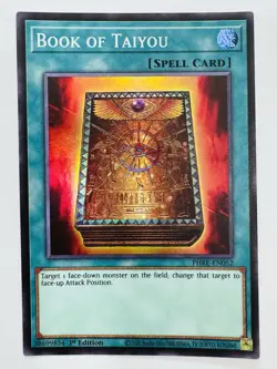 Yu-Gi-Oh! TCG Book of Taiyou 1st Edition Super Rare Nm - Image 1
