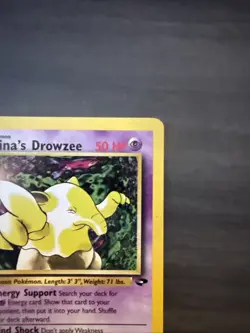 Vintage Pokemon Cards: Gym Challenge Common: Sabrina's Drowzee 95/132 - Image 3