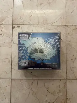 Exclusive Pokemon Center Stellar Crown ETB Elite Trainer Box TCG w/plastic case - Image 1