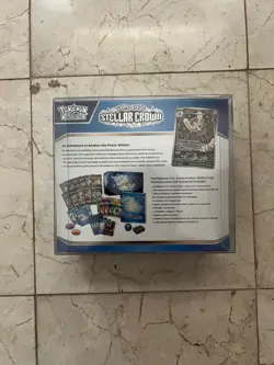 Exclusive Pokemon Center Stellar Crown ETB Elite Trainer Box TCG w/plastic case - Image 2