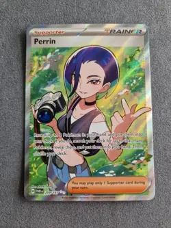 Pokemon TCG Twilight Masquerade Perrin 209/167 Ultra Rare Holo NM - Image 1