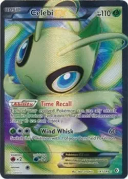 Celebi EX (141 Full Art, #141/149) - Holofoil BW - Boundaries Crossed MP Pokemon - Image 1