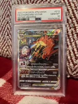 2022 Pokemon Japanese s12a VSTAR Universe Charizard VSTAR 212/172 PSA 10 - Image 1