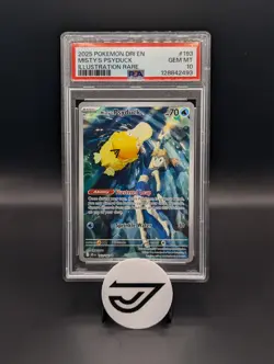 PSA 10 Misty's Psyduck 193/182 Pokemon Destined Rivals Illustration Rare - Image 1