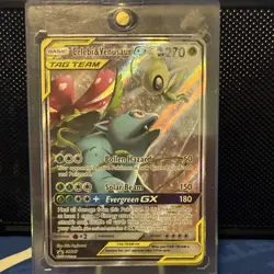 Pokemon Celebi & Venusaur GX TAG Holo - Image 1