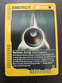 Pokemon Expedition Darkness Energy Non-Holo Rare 158/165 NEAR MINT - Image 1
