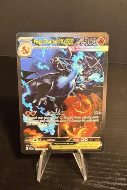 Pokemon Mega Charizard X ex Special Illustration Rare Phantasmal Flames 125/094 - Image 1