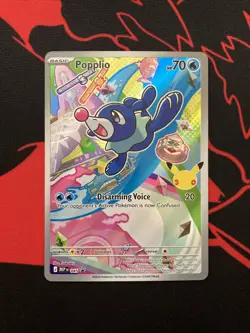 Popplio 045 First Partner Illustration Collection Holo Promo Pokemon English NM - Image 1