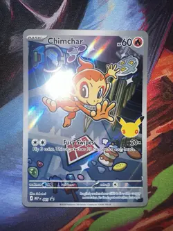 Pokemon 30th Anniversary First Partner Illustration Promo Chimchar 041 NM - Image 1
