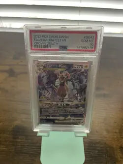 Pokemon TCG Zeraora VSTAR Full Art Ultra Rare GG43/GG70 Crown Zenith PSA10 - Image 1