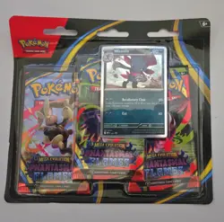 2pc Lot Pokemon Phantasmal Flames Weavile 3-Pack Booster Blister Factory Sealed - Image 3