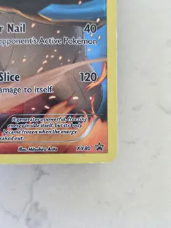 Pokemon TCG Black Kyurem XY80 Full Art Black Star Holo HP120 Frozen Slice 120 - Image 3