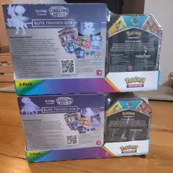 2x Pokemon TCG Costco Exclusive Chilling Reign ETB and Tin Sealed Evolving skies - Image 3