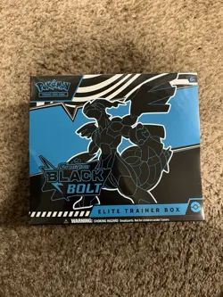 Pokemon Scarlet & Violet: Black Bolt Elite Trainer Box ETB New Sealed - Image 1