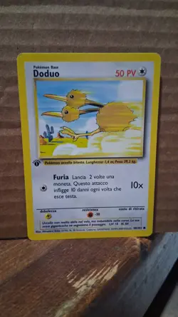 Pokemon TCG Doduo 1st Edition Italian Base Set 48/102 Common Near Mint - Image 1