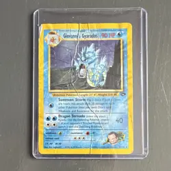 Pokemon Giovanni's Gyarados 5/132 Gym Challenge Holo Rare 90 HP - Image 1
