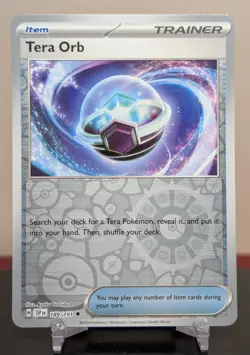 Pokemon Tera Orb #189/191 English Surging Sparks Reverse Holo - Image 1