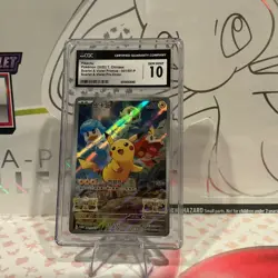 Pikachu 001/SV-P Promo Scarlet & Violet Pokemon Chinese 2022 CGC 10 GEM MINT - Image 1