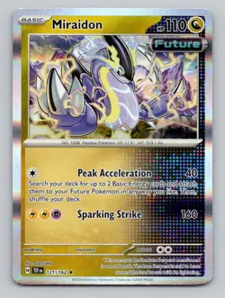 Holo Miraidon 121/162 Rare SV05: Temporal Forces Pokemon - Image 1