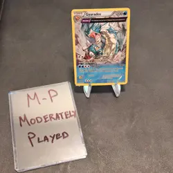 Gyarados COSMO Holo Rare XY - Ancient Origins 21/98 MP MODERATELY PLAYED POKEMON - Image 1