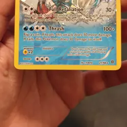 Gyarados COSMO Holo Rare XY - Ancient Origins 21/98 MP MODERATELY PLAYED POKEMON - Image 5