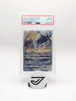 2023 POKEMON SWORD & SHIELD CROWN ZENITH #GG40 FULL ART/GLACEON VSTAR PSA 10 - Image 1