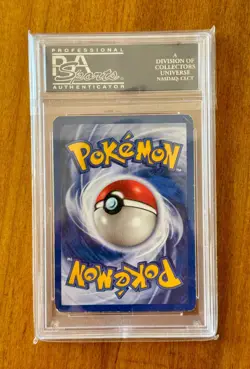2000 Pokemon Rocket Dark Dragonite No Holo PSA 4 (5/82 Error) - Image 2