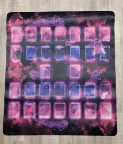 Yugioh Duel 2 Player Playmat Shadow Realm Master Rule 4 TCG Mat All Zones - Image 1
