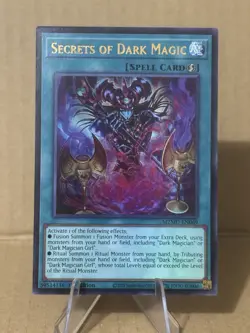 Yugioh Secrets of Dark Magic Maze of Muertos MZMU-EN069 1st Ed Ultra Rare MINT - Image 1