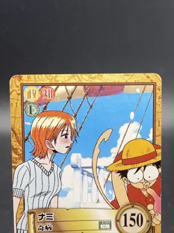 Nami C462 One Piece Japanese Carddass Hyper Battle BANDAI Common - Image 2
