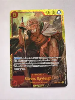 Silvers Rayleigh OP08-118 Two Legends One Piece - English Near Mint SEC Foil - Image 1
