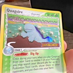 Quagsire 21/101 Delta Species Reverse Holo Rare EX Dragon Frontiers Pokemon Card - Image 2
