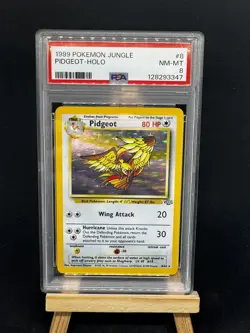 Pokemon Card Jungle Set Holo Rare Pidgeot 8/64 PSA 8 Graded WOTC TCG 1999 - Image 1