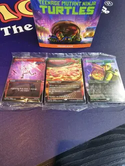 Pre-Release Pack Teenage Mutant Ninja Turtles TMT MTG And 1 Promo Card (Choice) - Image 1